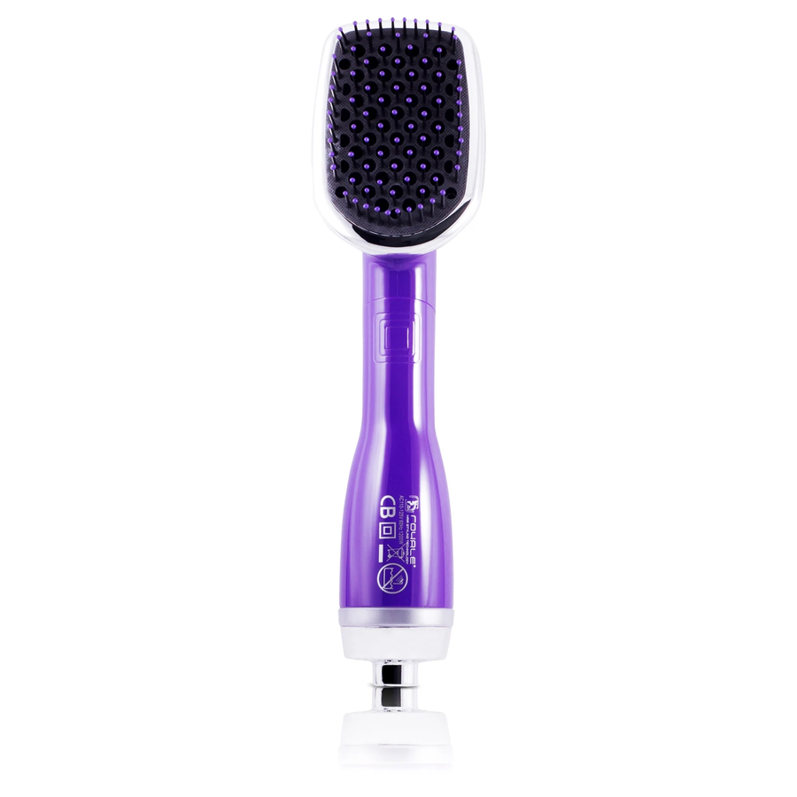 Cepillo de aire Royale 3 en 1 para secar, alaciar y desenredar color morado