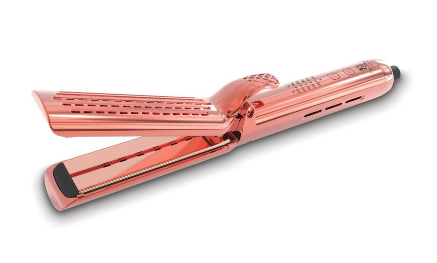 Plancha Royale Infra-Titanium de placas XL color oro rosa