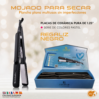 Plancha de pelo Royale para uso en seco y húmedo