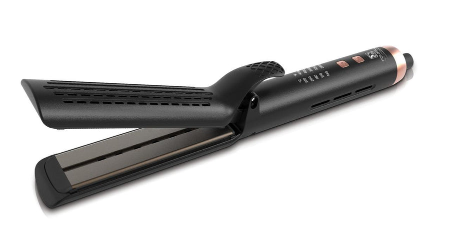 Plancha Royale Infra-Titanium de placas XL color negro