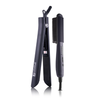 Set Dueto - Plancha Plana Platinum + Cepillo Caliente Platinum ✓