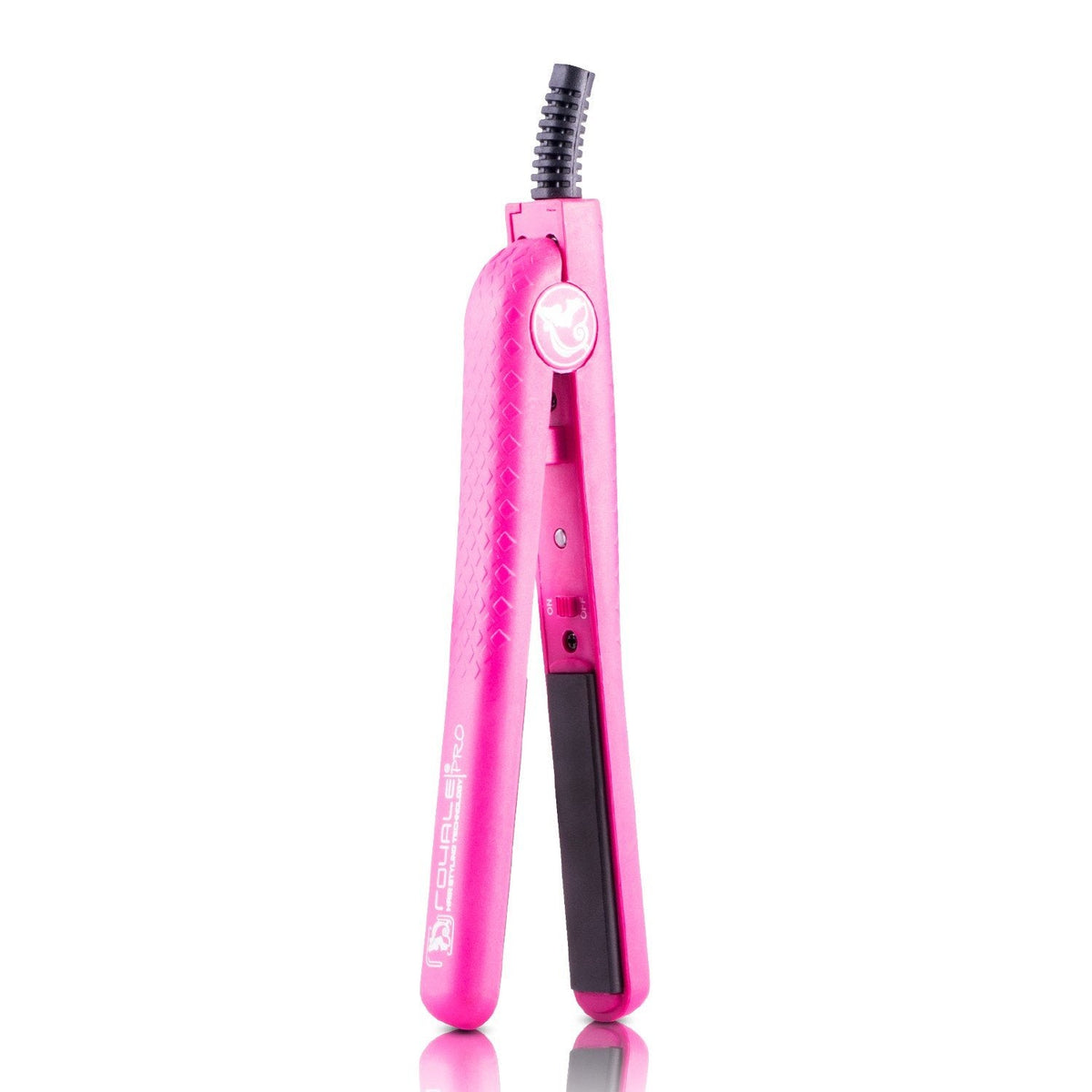 Mini Plancha 0.5" 100% Cerámica · Rosa