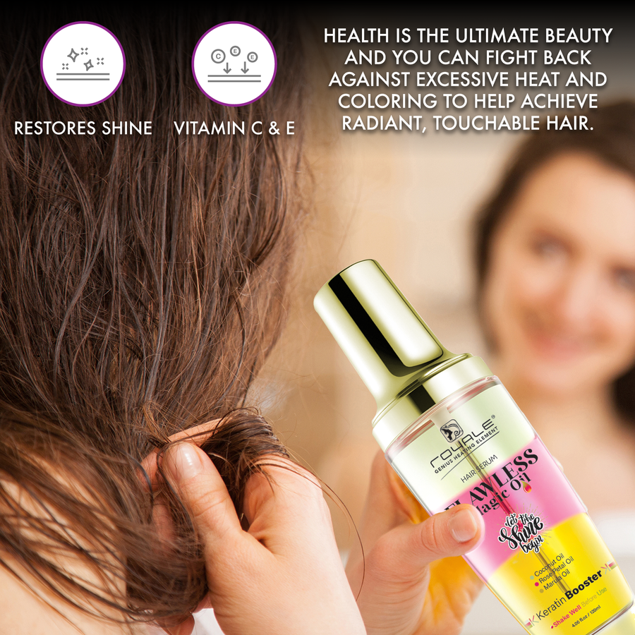 Aceite capilar Royale Flawless Magic con argán y marula, vista 5 de 11