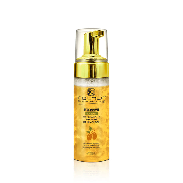 Mousse Royale con oro de 24 quilates, argán y queratina