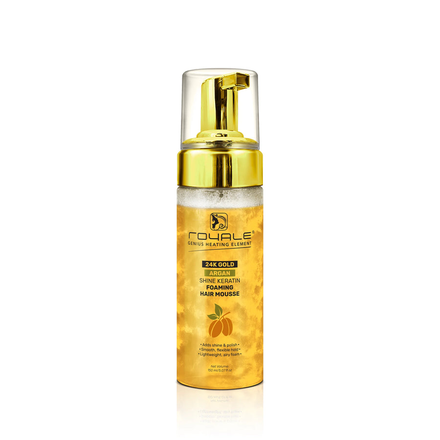 Mousse Royale 24K Gold con argán y queratina