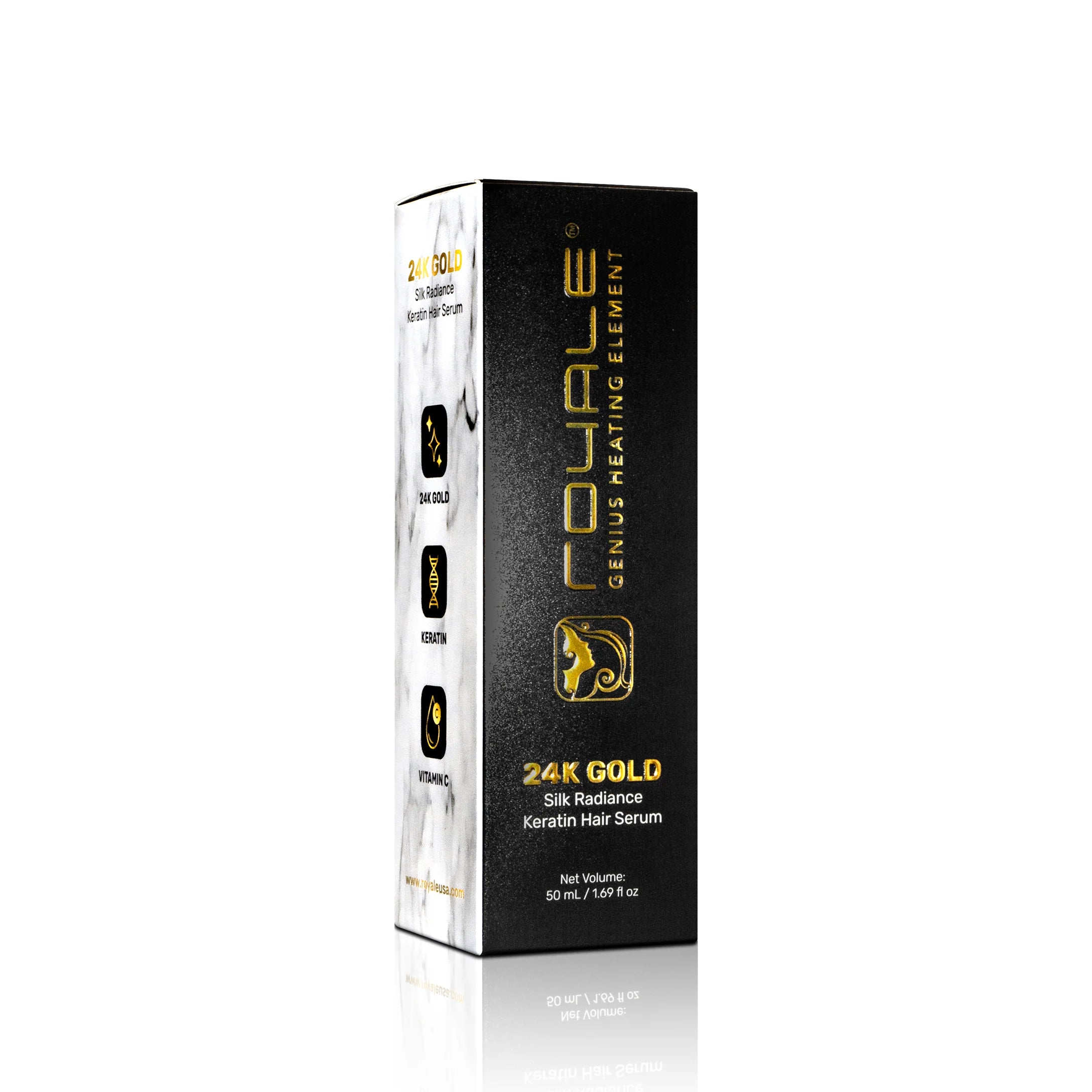 Sérum capilar de queratina Royale 24K Gold Silk Radiance