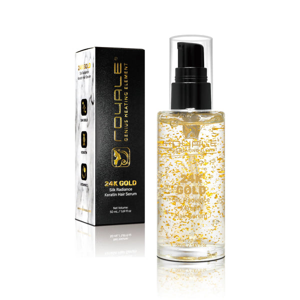 Sérum capilar de queratina Royale 24K Gold Silk Radiance