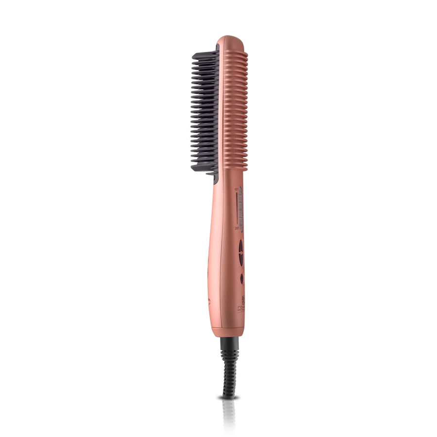 Cepillo alaciador Royale de cerámica color oro rosa