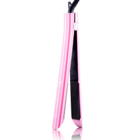 Plancha Royale Platinum Genius con estampado de rayas rosas