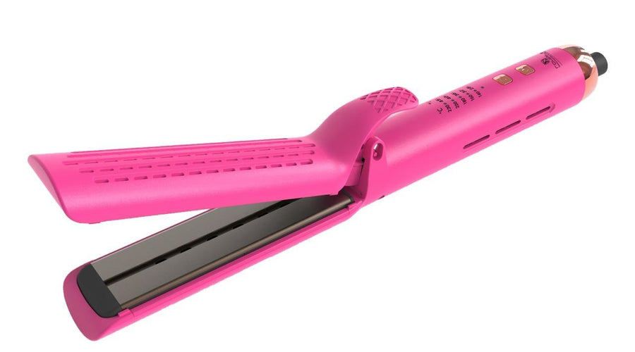 Plancha Royale Infra-Titanium de placas XL color rosa fucsia