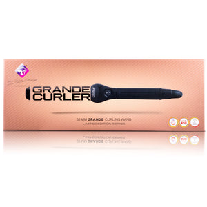 Cool Tip/Soft Touch Tourmaline Curling Wand 32MM - Black - RoyaleUSA