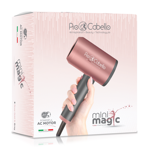 Secadora de aire Mini Magic Turbo Power  - Rose Gold & Grey (Envíos GRATIS y GARANTÍA de 5 años)