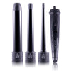 Flat Iron/Curling Wand Duet Set - Black - RoyaleUSA