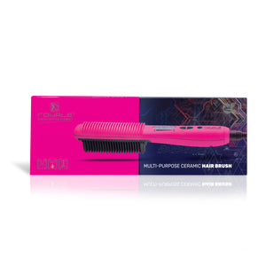 Multi-Purpose Ceramic Hair Brush - Hot Pink - RoyaleUSA