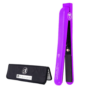 Soft Touch Classic with Ceramic Tourmaline Plates & Thermal Heat Mat Bundle - Purple & Black - RoyaleUSA