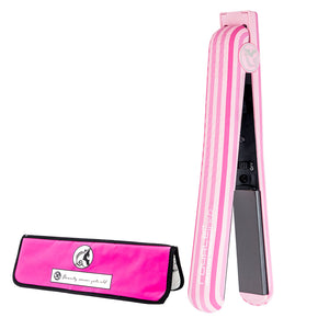 Soft Touch Classic with Ceramic Tourmaline Plates with Thermal Heat Mat Bundle - Candy Stripes - RoyaleUSA