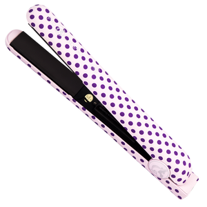 Soft Touch Classic Hair Straightener - Purple Polka-Dots - RoyaleUSA