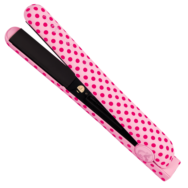 Soft Touch Classic Hair Straightener - Pink Polka-Dots - RoyaleUSA